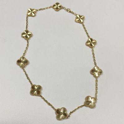 10 motieven replica 18k gouden halskettingen Van Cleef Arpels Vintage Alhambra hanger