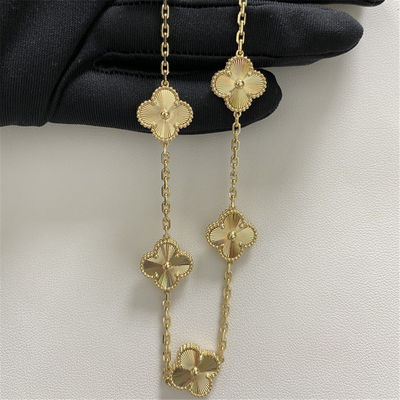 10 motieven replica 18k gouden halskettingen Van Cleef Arpels Vintage Alhambra hanger