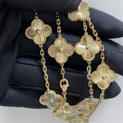 10 motieven replica 18k gouden halskettingen Van Cleef Arpels Vintage Alhambra hanger