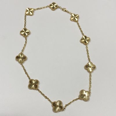 10 motieven replica 18k gouden halskettingen Van Cleef Arpels Vintage Alhambra hanger