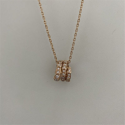 Rozengoud Replica 18k gouden halskettingen Bulgari Serpenti Viper halskettingen