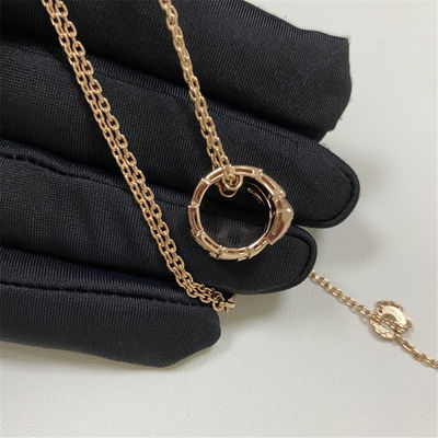 Rozengoud Replica 18k gouden halskettingen Bulgari Serpenti Viper halskettingen