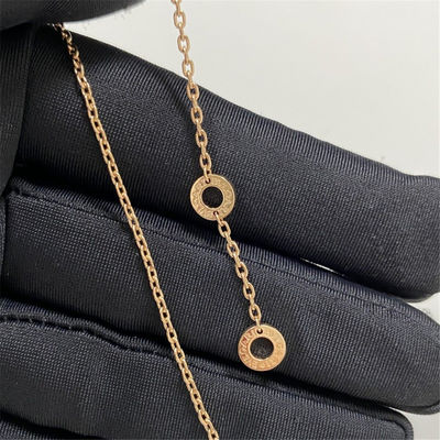 Rozengoud Replica 18k gouden halskettingen Bulgari Serpenti Viper halskettingen