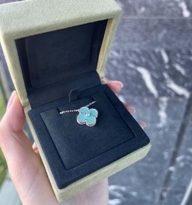 VCA 2022 Año Nuevo Navidad Collar de oro puro 18K con diamantes Joyería de marca Tienda de descuentos