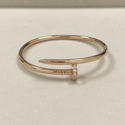 Klassieke 3.5mm 18k gouden armbanden Juste Un Clou Armband Rozen goud Diamanten Juwelen