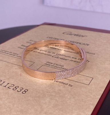 6mm 18k Massivgoud Armband Verstelbare grootte 18k Clamps Kreeft Goud Armband Voor Dames
