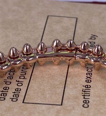 Clash De Cartier Pure 18k Rose Gold Armband Armband Midden 18k Gold Juwelen Merken