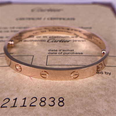 Custom 6.1mm 18k gouden armbanden 18k gouden sieraden 18k rozen gouden armband