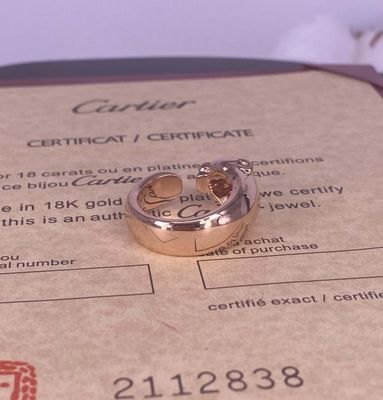 7.31mm 18k gouden trouwring Rozen gouden ring 18k mannen trouwring