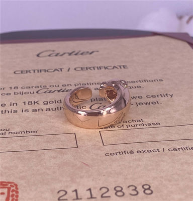 7.31mm 18k gouden trouwring Rozen gouden ring 18k mannen trouwring