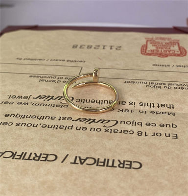 Cartier Juste Un Clou Pure Yellow 18k Gold Rings Kleine 18k Yellow Gold trouwring
