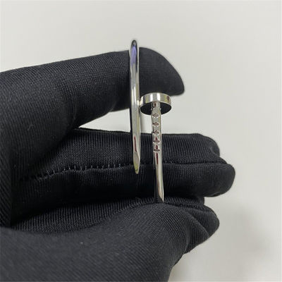 Replica Cartier Juste Un Clou Armband 18K Witgoud Juwelen 18 Karat Goud Meesterkopie