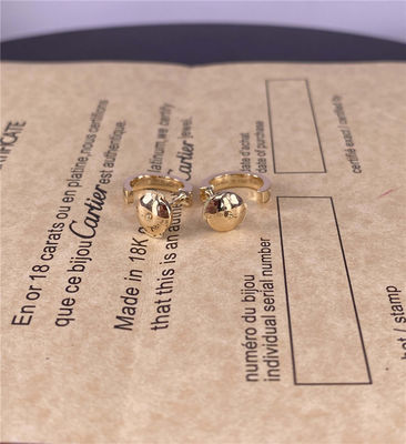10mm Love 18k Gouden oorbellen Solid 18k Gouden oorbellen Puur 18k Gouden oorbellen