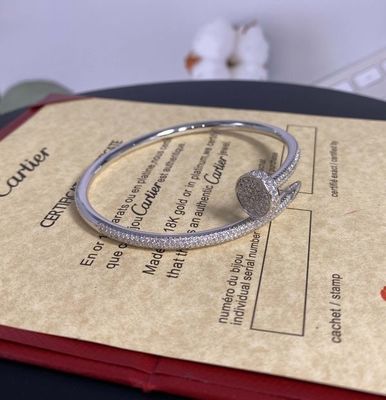 3.5mm 2,26 karaat Cartier Love Armband Juste Un Clou 18k Gouden Armband Mensen