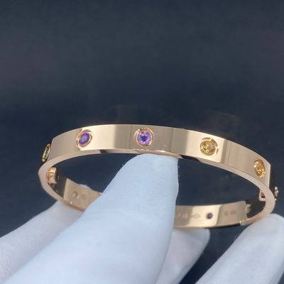 Solid Real 18k Gold CARTIER LOVE BRACELET bởi 1:1 Copy 18k vàng đồ trang sức Canada