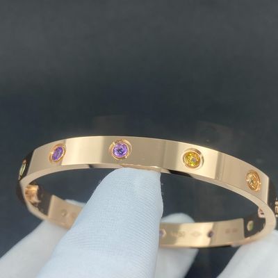 Solid Real 18k Gold CARTIER LOVE BRACELET bởi 1:1 Copy 18k vàng đồ trang sức Canada