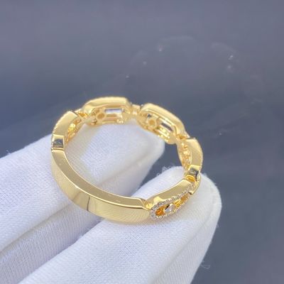 Minimalist Custom Size Solid 18k Gold Juwelen Luxe 18k Gold Ring Vrouwen
