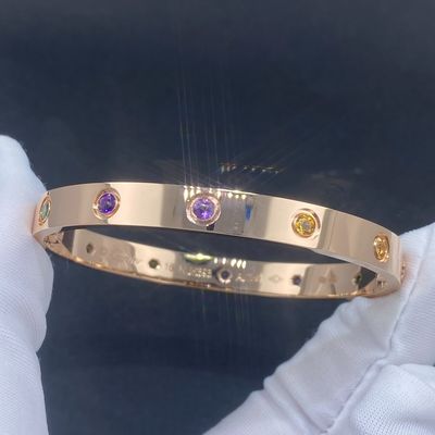 Solid Real 18k Gold CARTIER LOVE BRACELET bởi 1:1 Copy 18k vàng đồ trang sức Canada