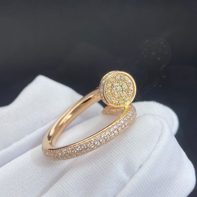Minimalist Custom Size Solid 18k Gold Juwelen Luxe 18k Gold Ring Vrouwen