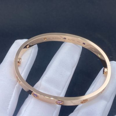 Solid Real 18k Gold CARTIER LOVE BRACELET bởi 1:1 Copy 18k vàng đồ trang sức Canada