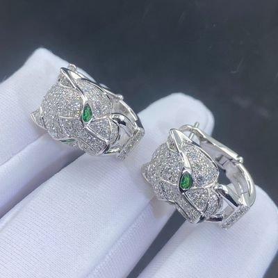 Smaragden Onyx 18K gouden oorbellen Hoop gouden oorbellen 18k Custom 18k witte gouden stud oorbellen