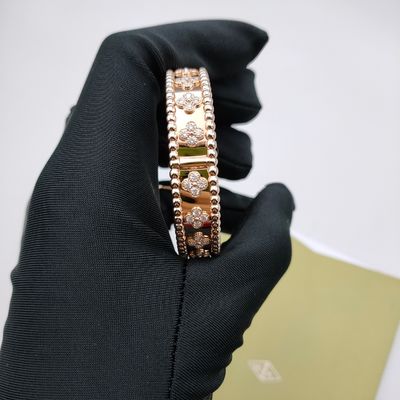 15 - 20cm 75% 18K goud Armbanden 2.0 karaat VVS Diamanten 18k Liefdesarmband