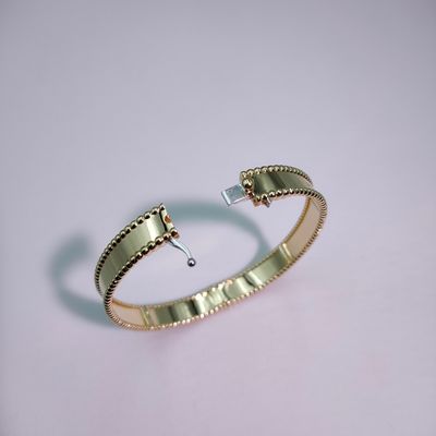 19cm 20cm 21cm 18K gouden halsketting PerléE handtekening armband, medium model