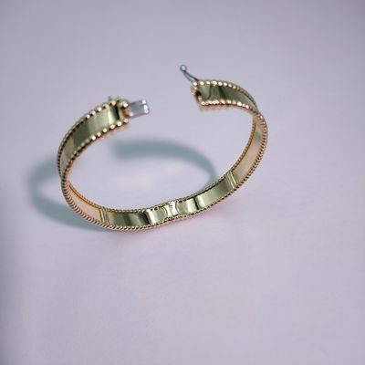 19cm 20cm 21cm 18K gouden halsketting PerléE handtekening armband, medium model