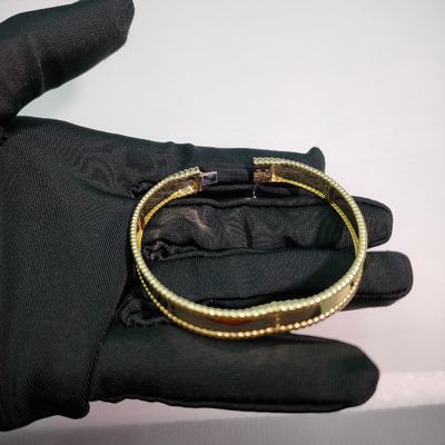 19cm 20cm 21cm 18K gouden halsketting PerléE handtekening armband, medium model