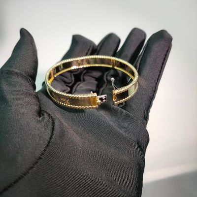 19cm 20cm 21cm 18K gouden halsketting PerléE handtekening armband, medium model