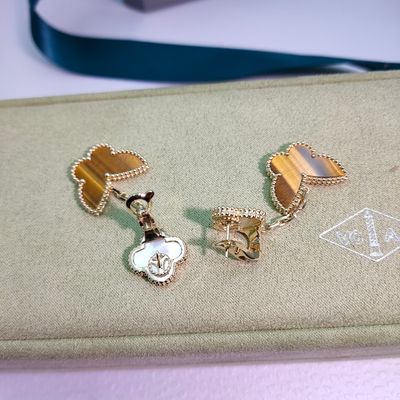 Beste luxe juwelen in geel goud Van Cleef Arpels oorbellen