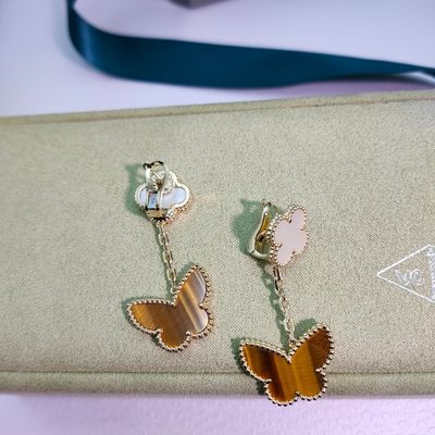 Beste luxe juwelen in geel goud Van Cleef Arpels oorbellen