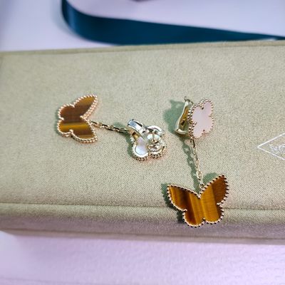Beste luxe juwelen in geel goud Van Cleef Arpels oorbellen