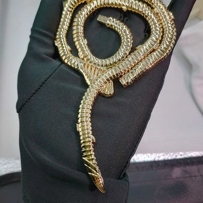 18k Echt Goud Geplatte Ster Keten Armband met VS Ronde Snijd Diamant en Natuurlijke Ruby